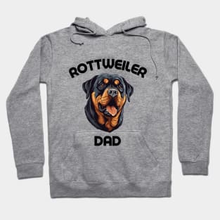 Rottweiler Dad Funny Gift Dog Breed Pet Lover Puppy Hoodie